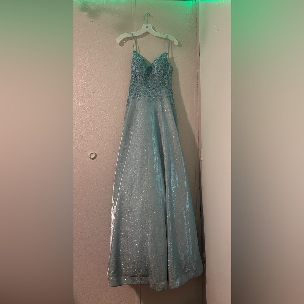Prom dress, size S, Blue